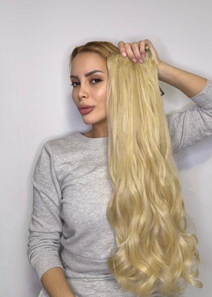 Uvijena klipsa 60 cm - Bebi plava